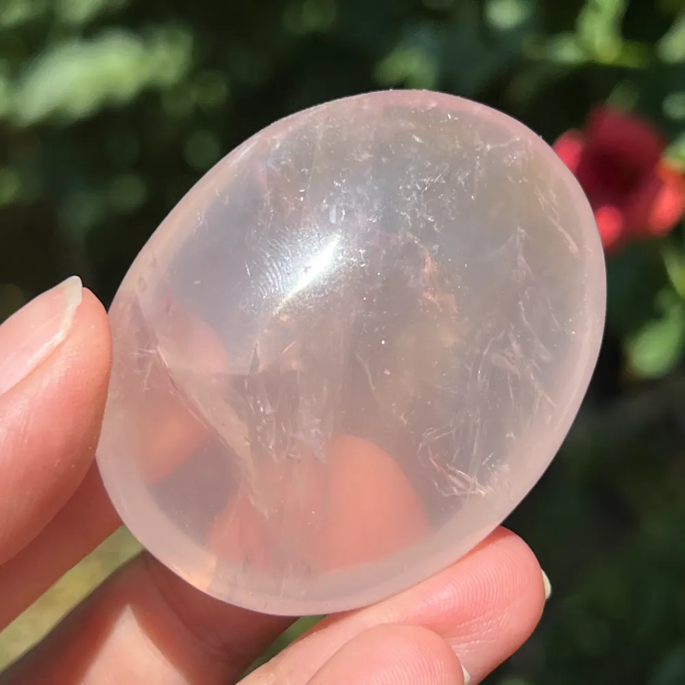 Palmstone Pink Pearl Quartz от Мадагаскар, Sunflower m6
