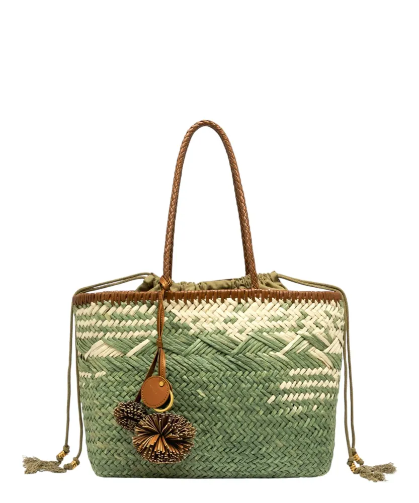 Paloma Gianni Chiarini Woven Straw Bag