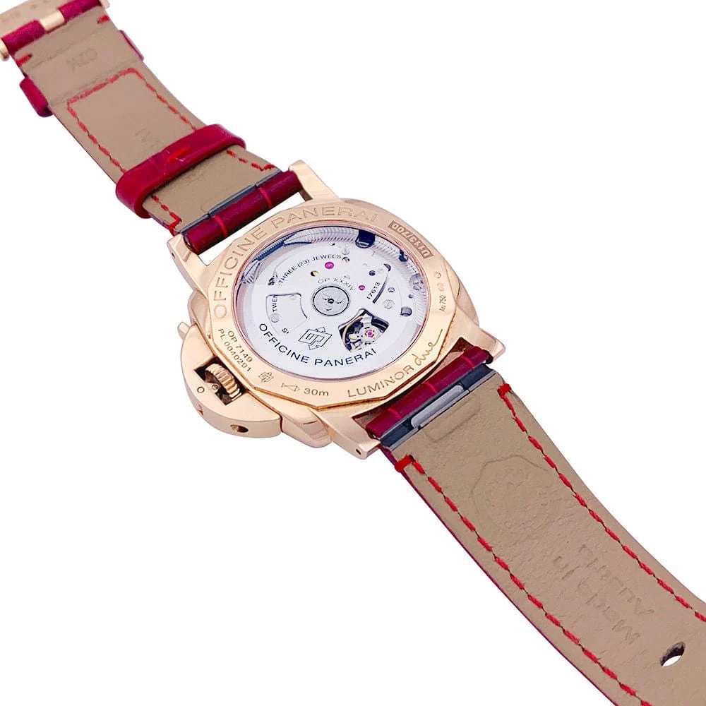 Часовник от розово злато Panerai "Luminor Due".