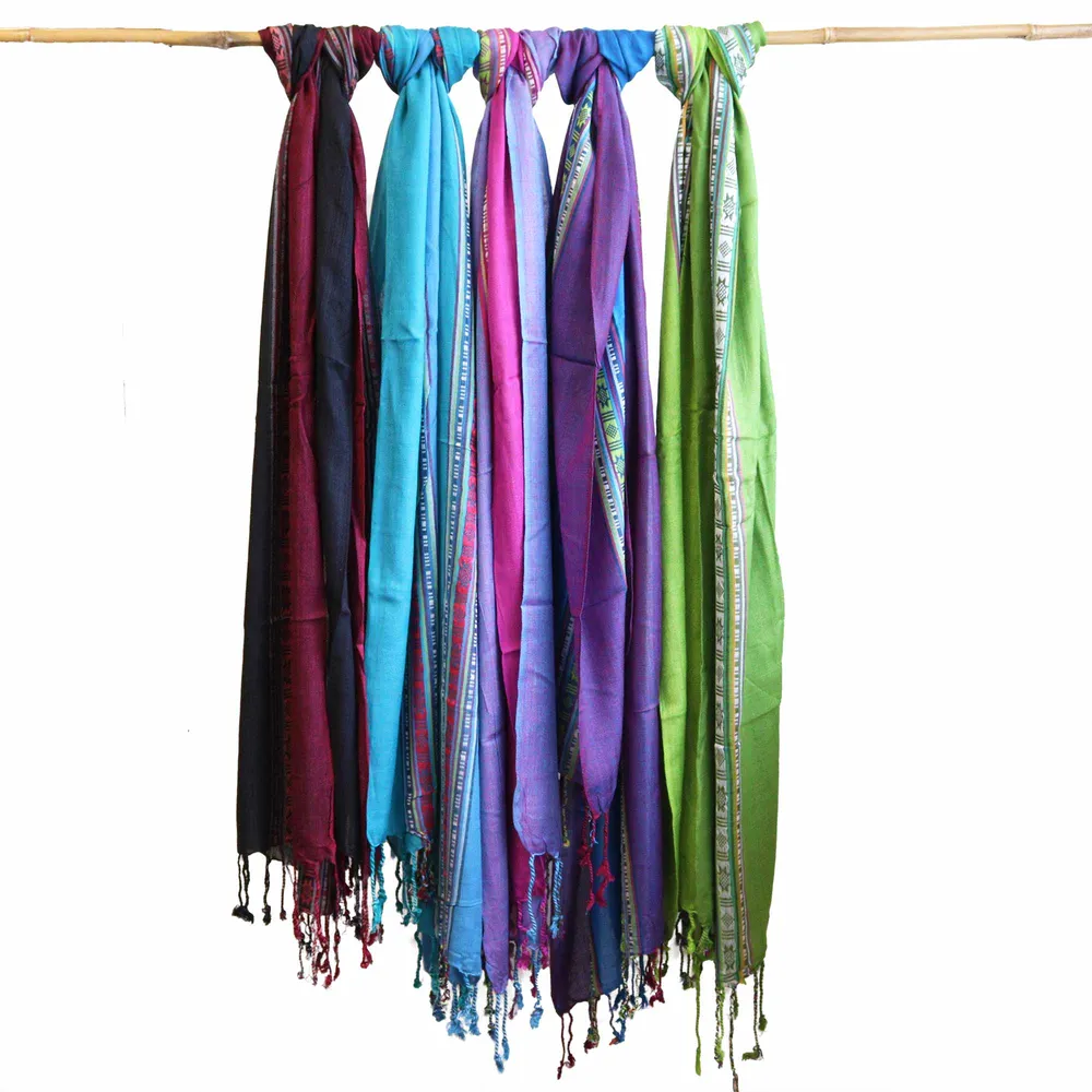 Шал Passion Purple 22 x 72 Inches Varanasi