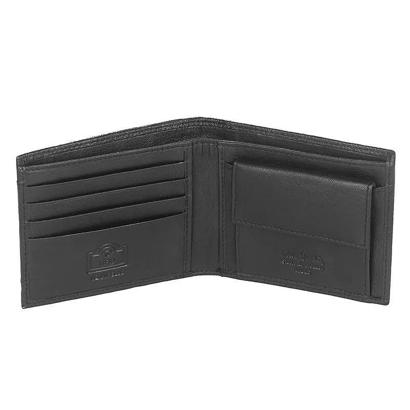 PCL02085 Мъжки черен портфейл Pierre Cardin