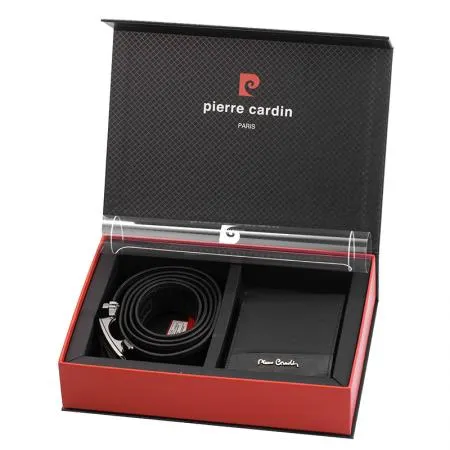 PCS100M: Комплект колан и портфейл - PIERRE CARDIN - 120 см