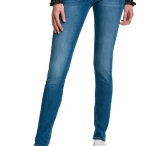 Дамски памучни дънки PEPE JEANS, сини