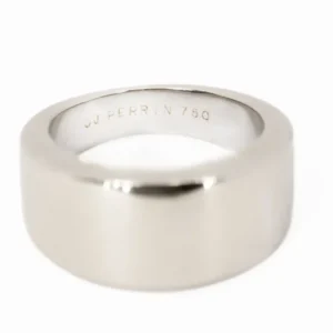 Пръстен OJ Perrin 18k бяло злато