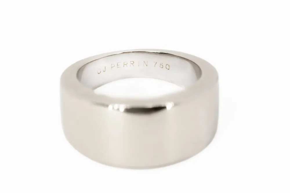 Пръстен OJ Perrin 18k бяло злато