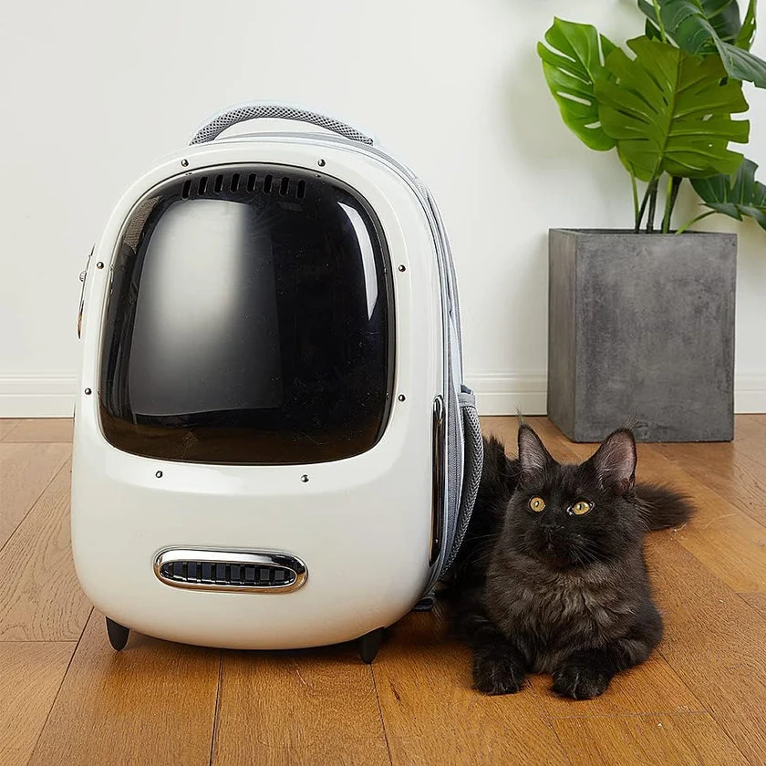 Транспортна раница Petkit Breezy2 Smart Cat Carrier - Бяла
