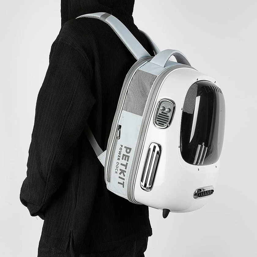 Транспортна раница Petkit Breezy2 Smart Cat Carrier - Бяла