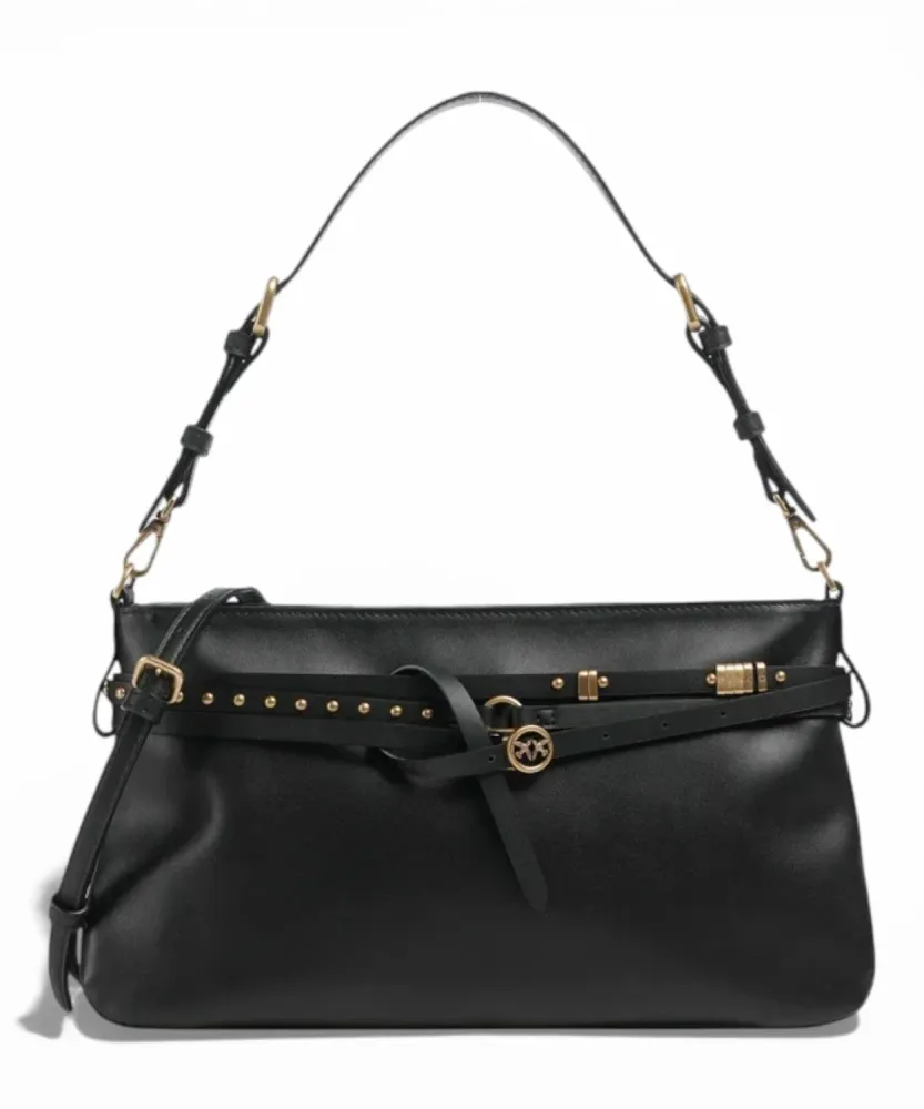 PINKO Belt Bag Classic shoulder bag leather