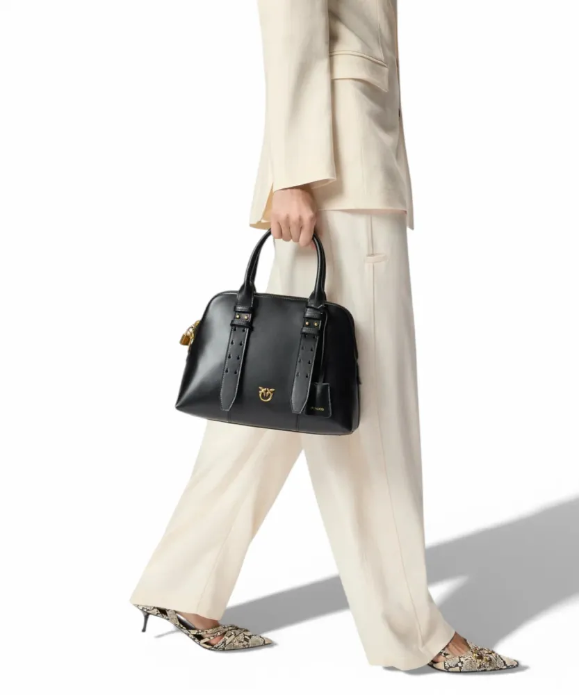 PINKO Escape Bag Leather Handbag