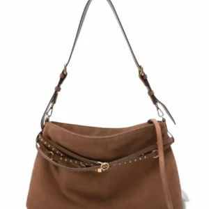 PINKO Suede Belt Shoulder Bag