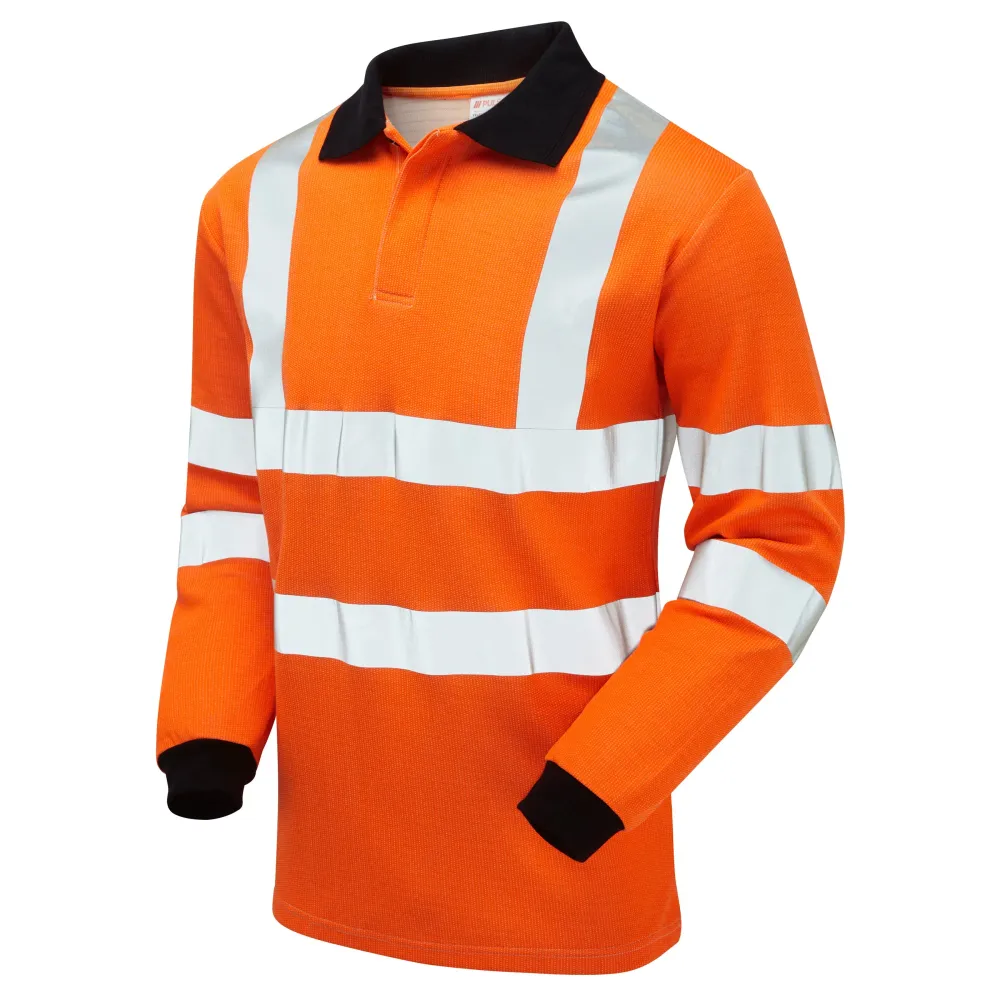 Pulsar Electric Arc Flash & Fire Retardant Hi Vis Orange Дългоръкава пола с дълъг ръкав PRARC21 Pulsar Workwear