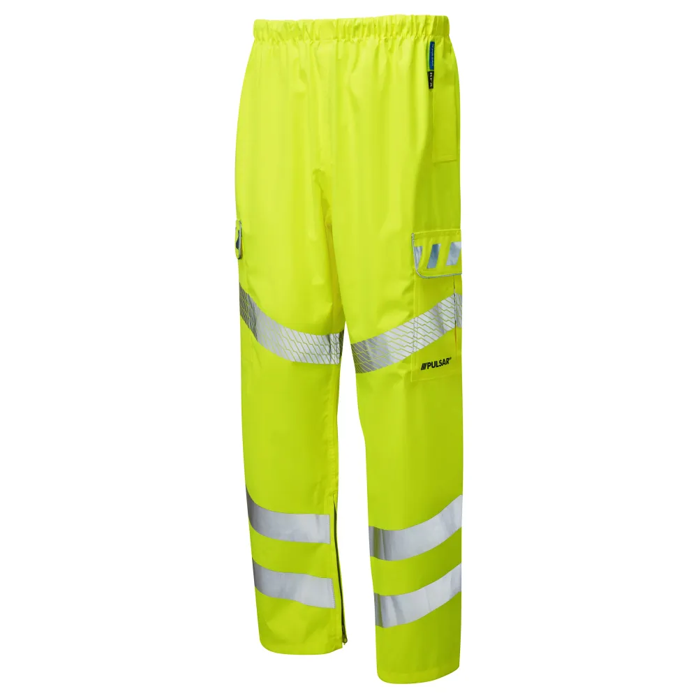 Pulsar Evolution Hi Vis Жълти водоустойчиви панталони EVO101 Pulsar Workwear