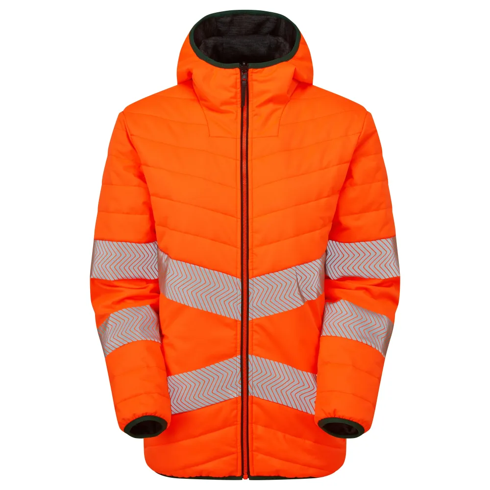 Pulsar Life Дамско яке Rail Spec Hi Vis Orange Reversible Puffer Jacket LFE963 Pulsar Workwear