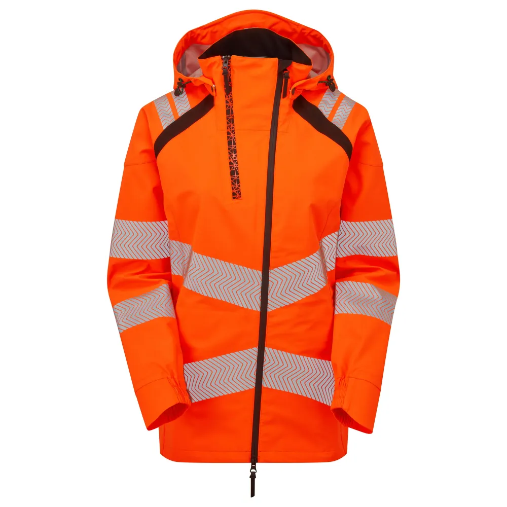 Pulsar Life Дамско яке Rail Spec Hi Vis Orange Waterproof Shell Jacket LFE960 Pulsar Workwear