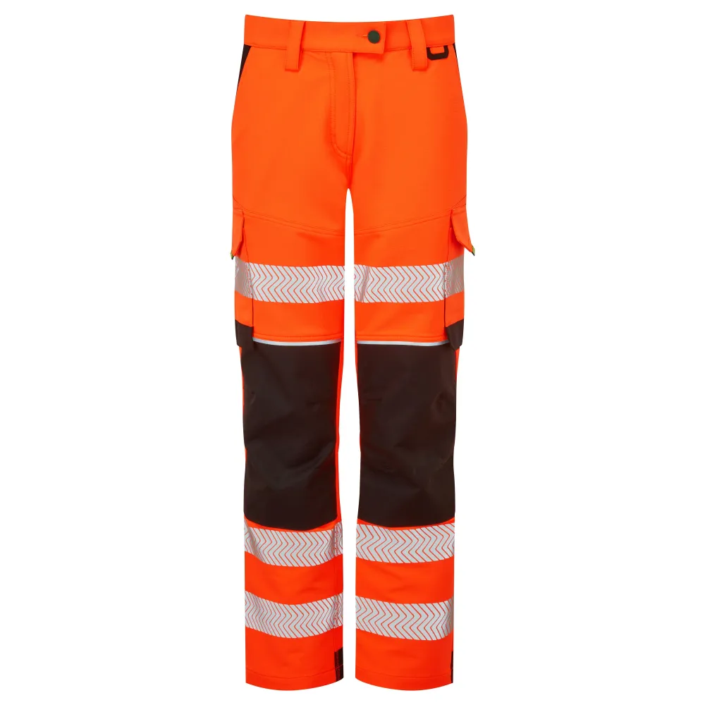 Pulsar Life Дамски панталони Rail Spec Hi Vis Orange Combat LFE972 Pulsar Workwear