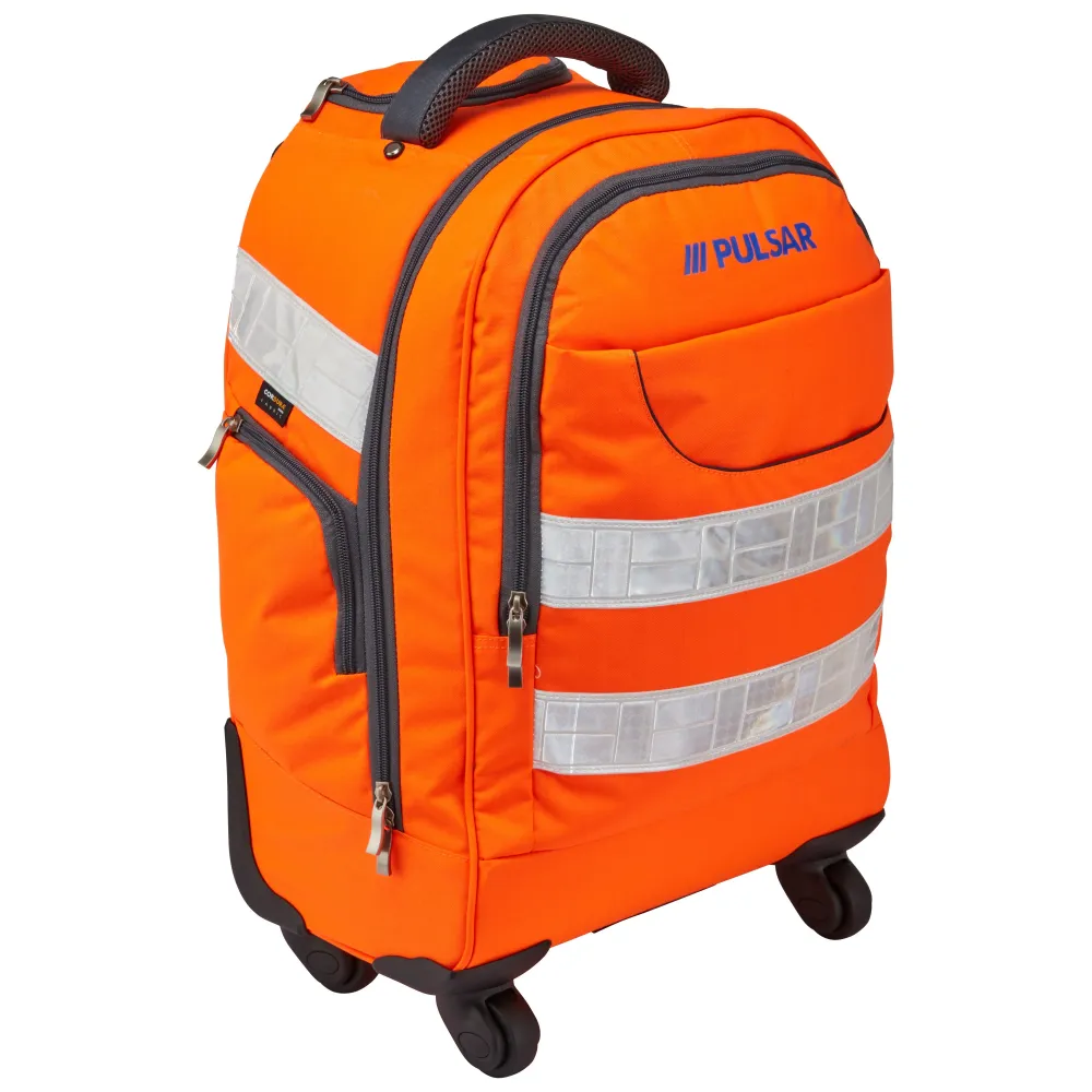 Pulsar Protect High Vis Orange Тролейна раница PR545 Pulsar Workwear