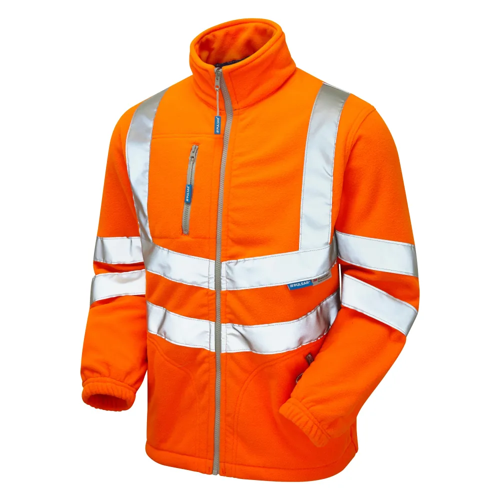 Pulsar Protect Hi Vis Orange Интерактивна флисова яке PR508 Pulsar Workwear