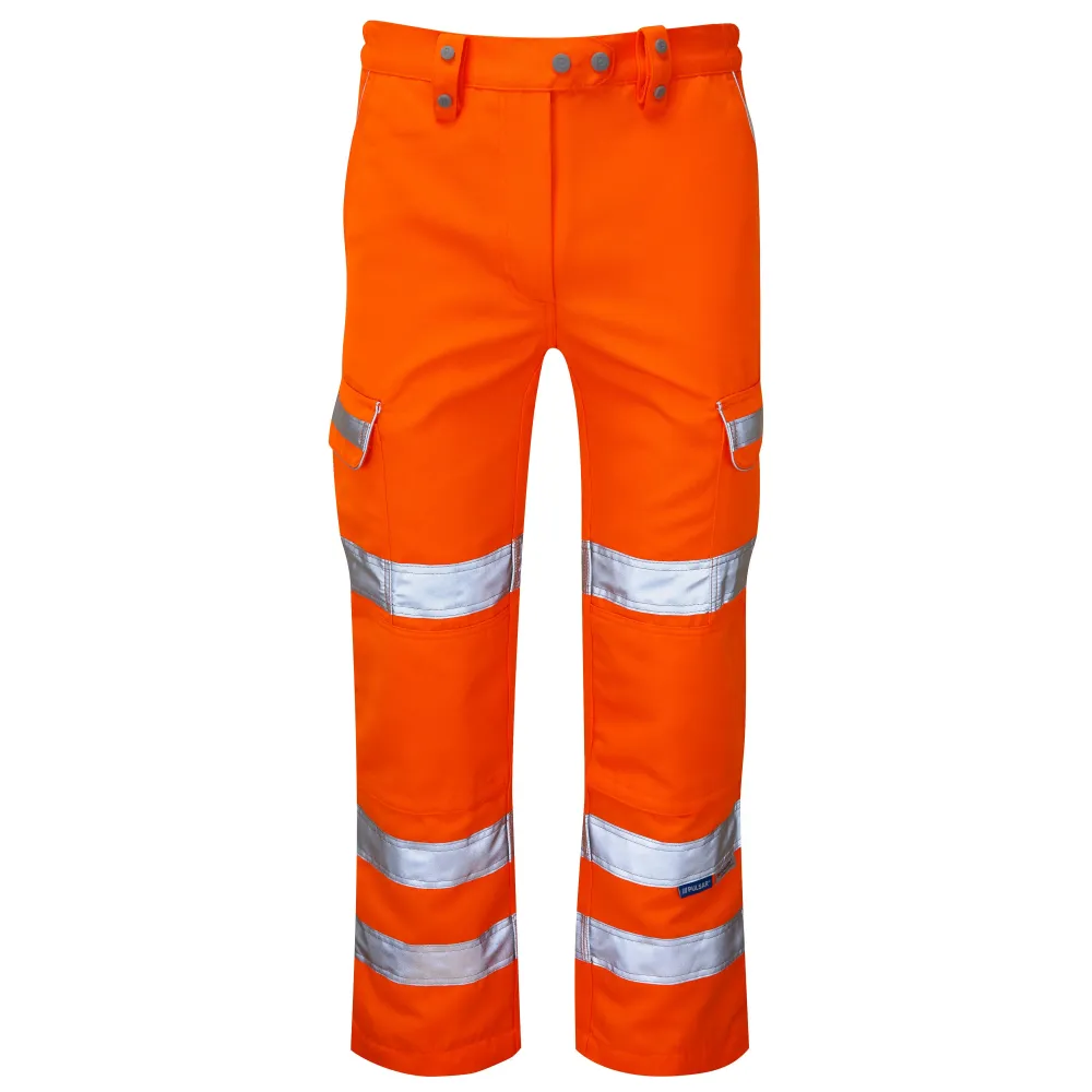 Pulsar Protect Hi Vis Orange Rail Spec Combat Trouser PR336 Pulsar Workwear