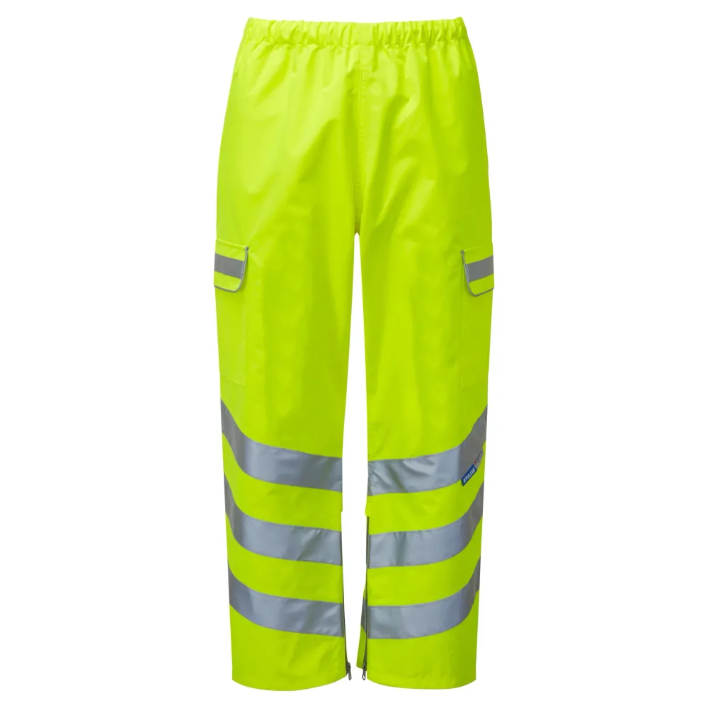 Pulsar Protect Hi Vis Yellow Водоустойчиви панталони P206TRS Pulsar Workwear