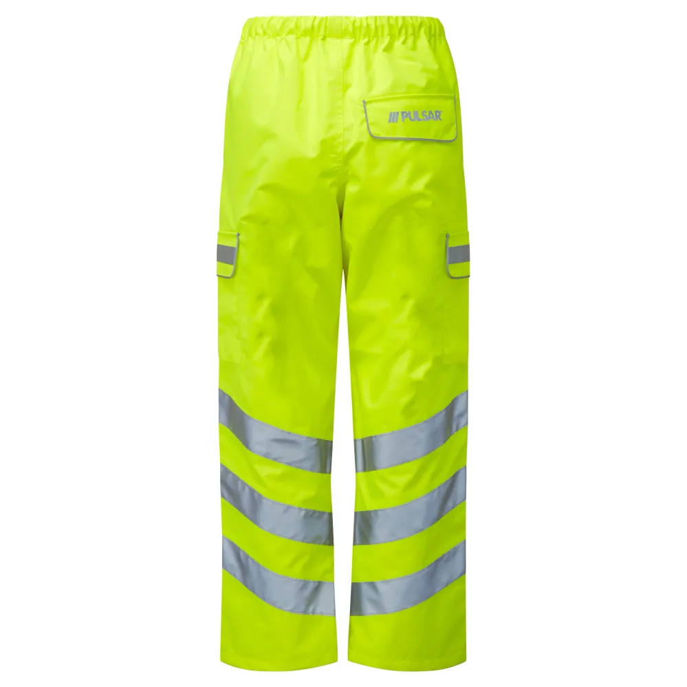 Pulsar Protect Hi Vis Yellow Водоустойчиви панталони P206TRS Pulsar Workwear