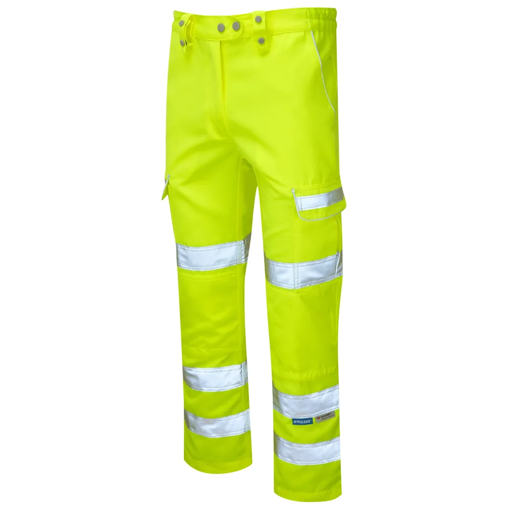 Дамски камуфлажни панталони Pulsar Hi Vis Yellow Combat Trouser P346LDS Pulsar Workwear