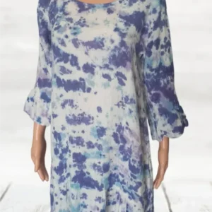Pure Linen Дамска ленена туника колекция 2025, разноцветна