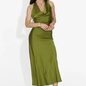 Rochie dama scurta verde Fabiama Bogas
