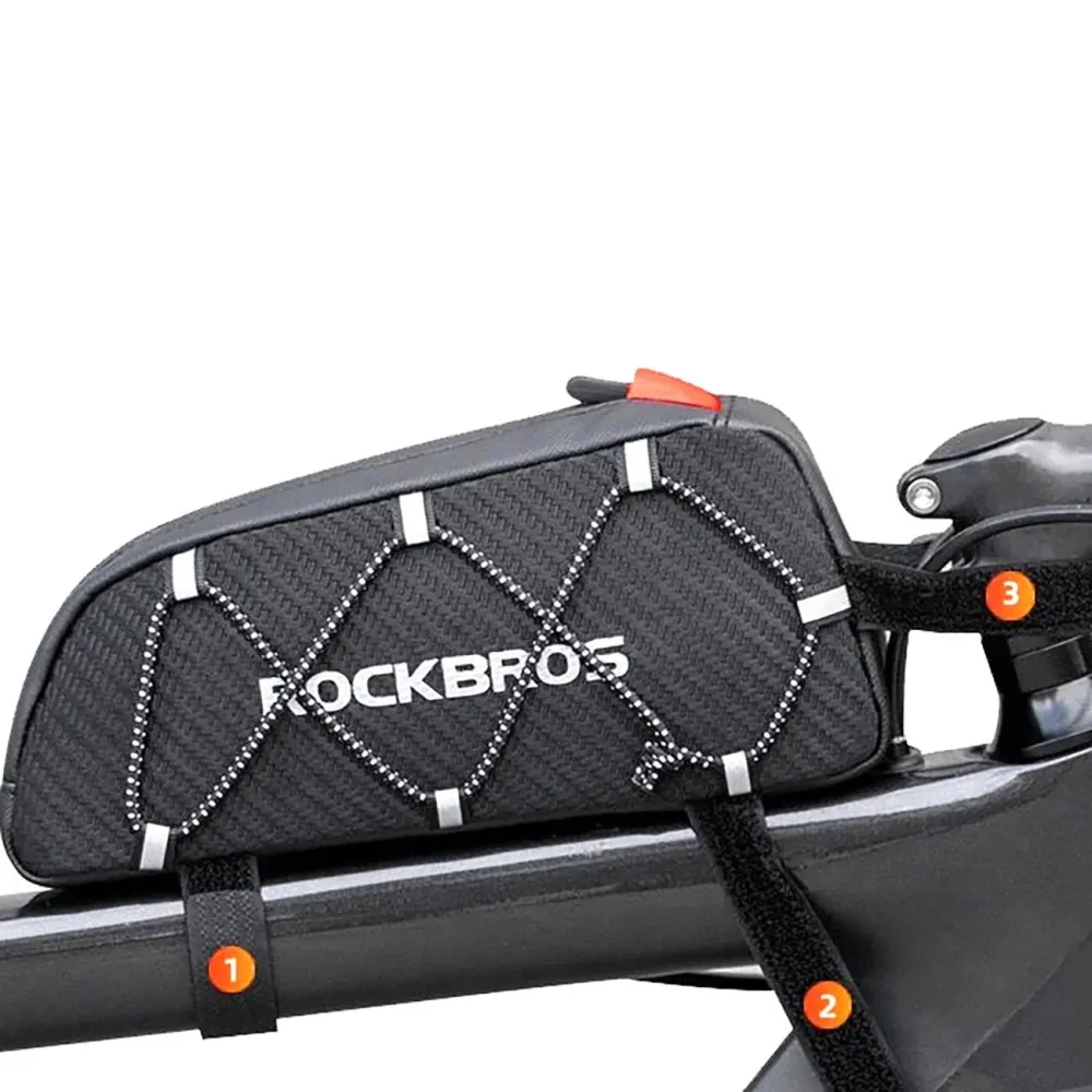 Калъф за рамка за велосипед Rockbros 039BK 1 л с тъкан - черен