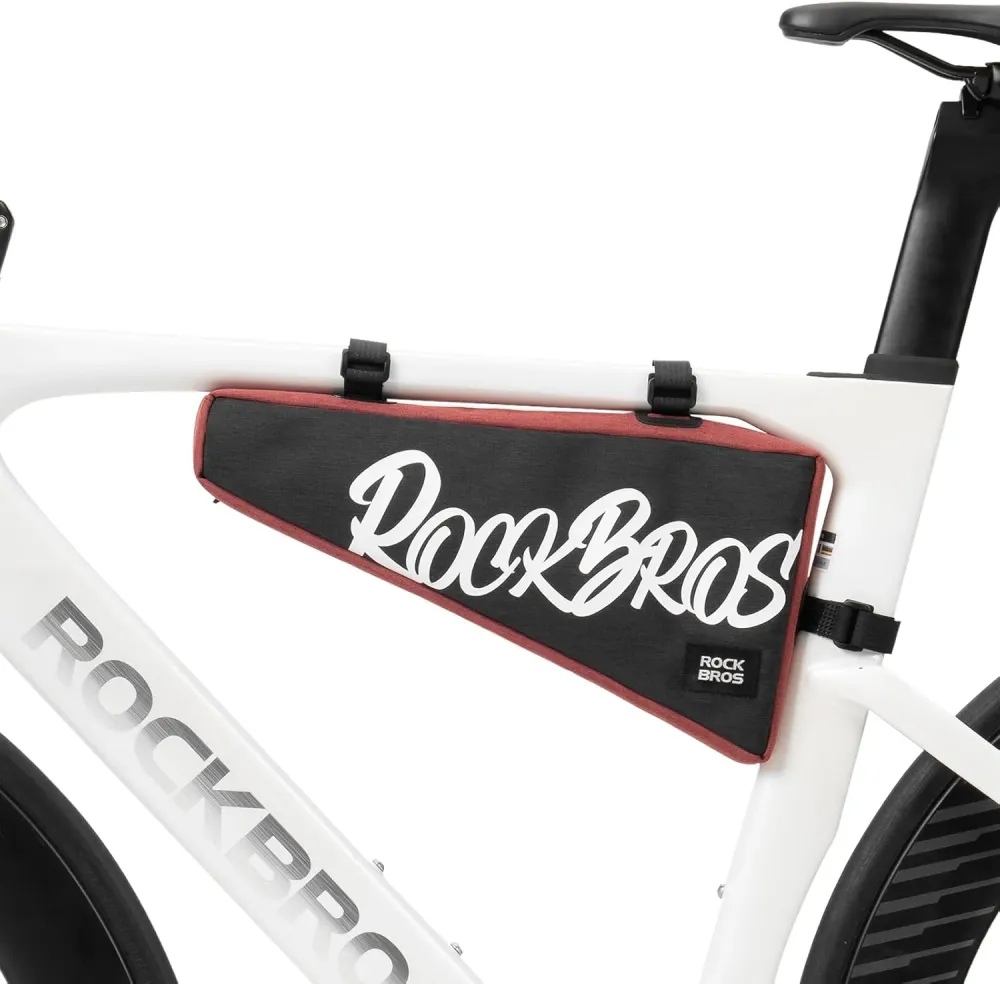 Чанта за рамка на велосипед триъгълник ROCKBROS (1,9L) - черна
