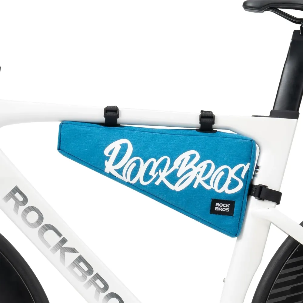 Чанта за рамка на велосипед триъгълник ROCKBROS (1,9L) - синя