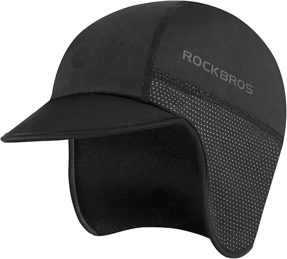 Зимен велосипеден калпак ROCKBROS топъл и еластичен