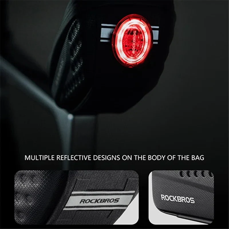 ROCKBROS 30130050001 Чанта за седалка на велосипед 0.8L с калник