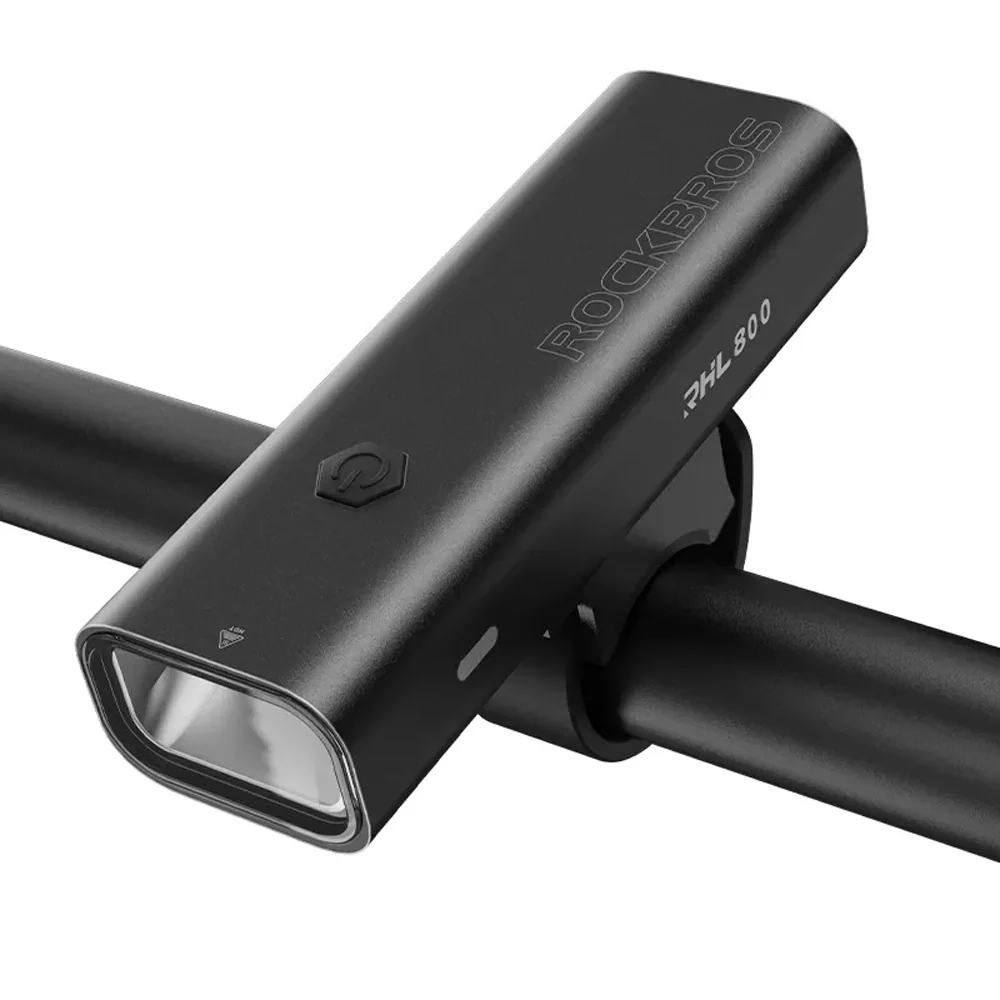 Предна велосипедна лампа Rockbros 800 lm + USB-C към USB- кабел
