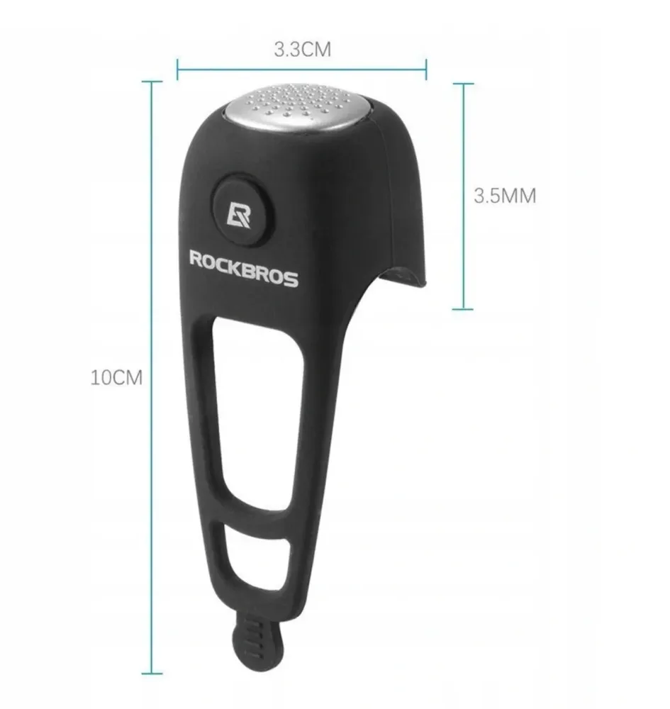 Rockbros CB1709BK електронен велосипеден звънец