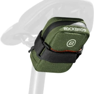 Седалкова чанта Rockbros с държач за CO2 патрон - зелен