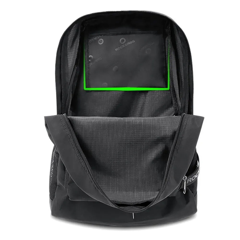 Сгъваема спортна раница Rockbros H10-BK 18 L - черна