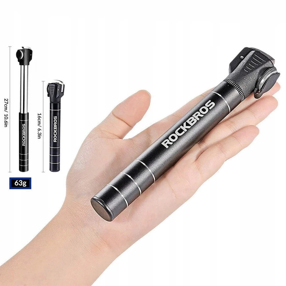Велосипедна помпа Rockbros JG-1040B малка - черна