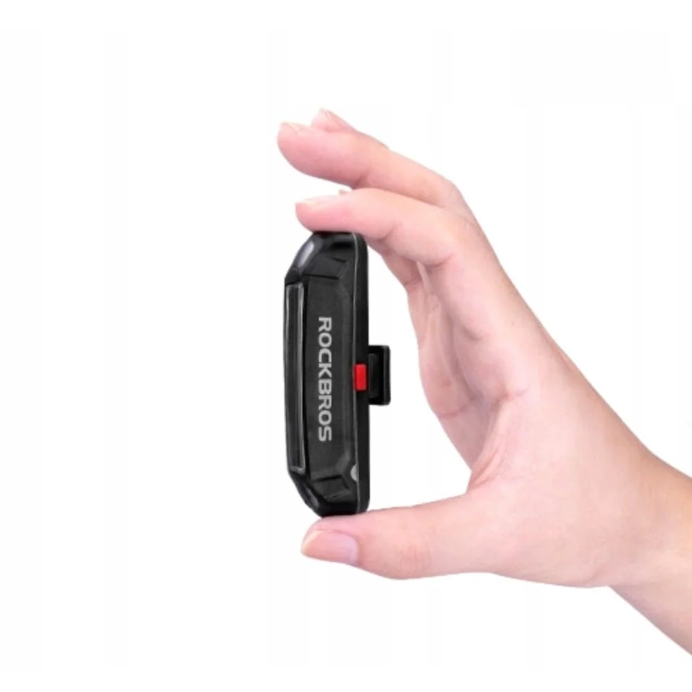 Задна светлина за велосипед ROCKBROS презареждаема с USB за безопасност.