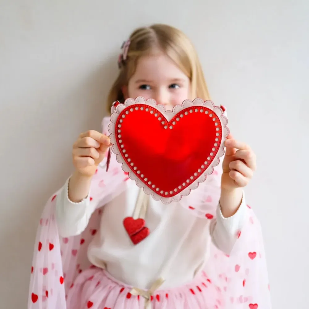 Чанта Scalloped heart