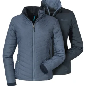 Schöffel Дамско двулицево ватирано яке "Ventloft Jacket Alyeska2", синьо