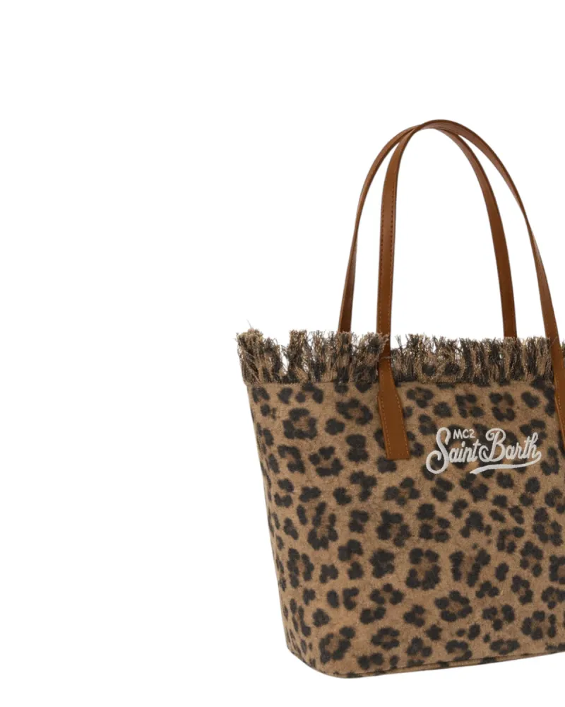 Shopper City Medium Leopard MC2 Saint Barth
