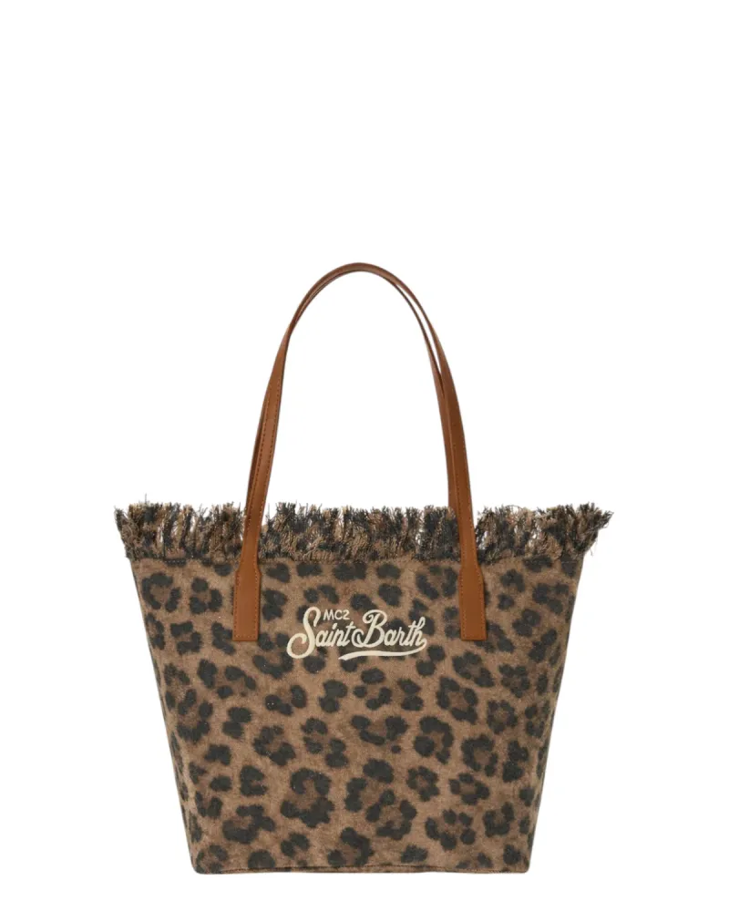 Shopper City Medium Leopard MC2 Saint Barth