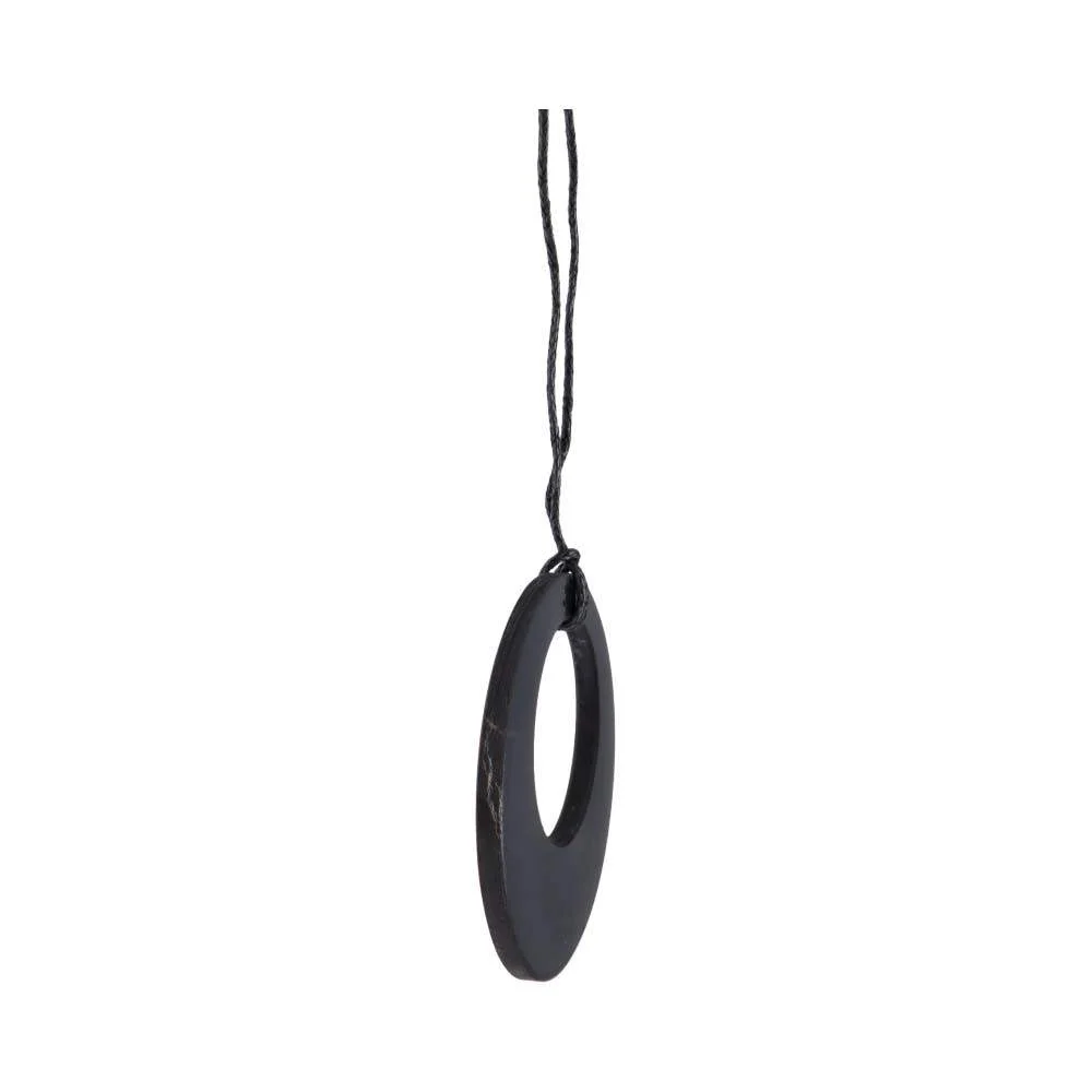 Shungite Pi Stone Pendant ПОНИЧКА 5 см