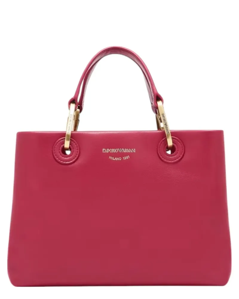 Small Nappa Leather Shopper Shoulder Strap and Matching Clutch