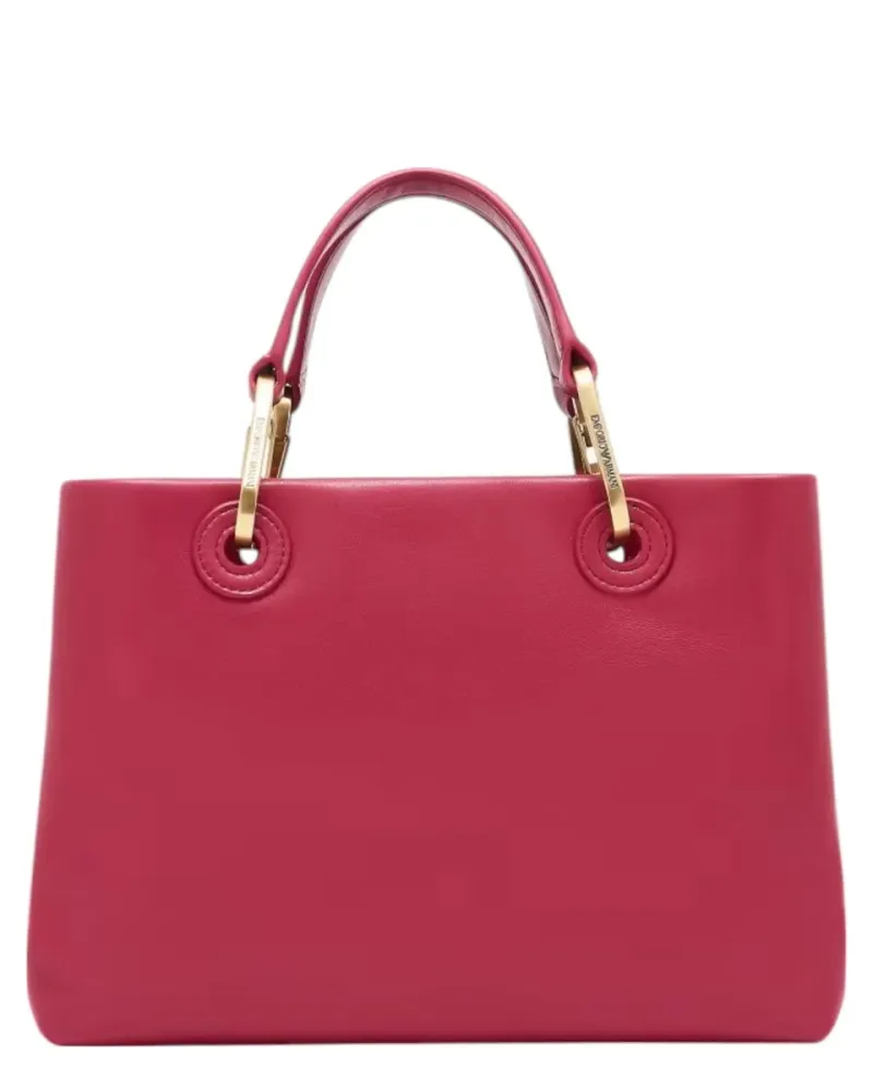 Small Nappa Leather Shopper Shoulder Strap and Matching Clutch