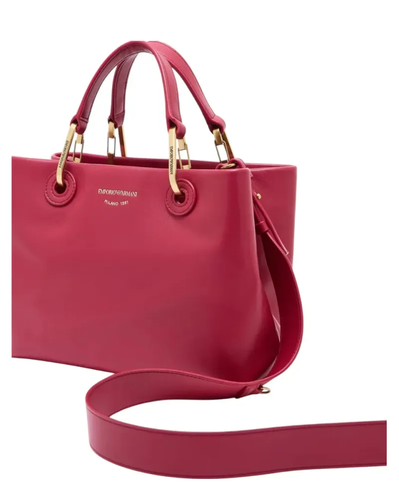 Small Nappa Leather Shopper Shoulder Strap and Matching Clutch