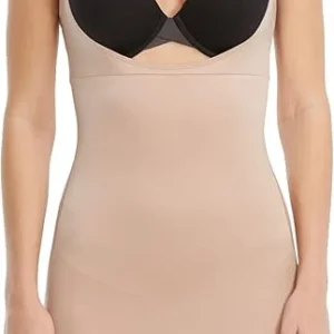 Дамско оформящо боди SPANX с отворен бюст, бежово