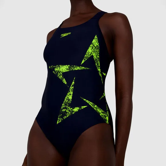 Дамски цял бански Speedo Boomstar Placement Racerback