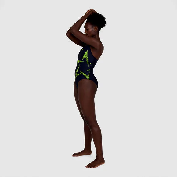 Дамски цял бански Speedo Boomstar Placement Racerback