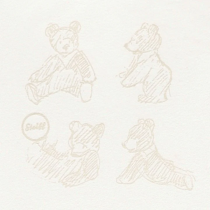 Детска памучна тениска Steiff, бяла